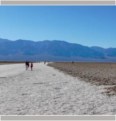 Death Valley - Badwater - Laufen auf Salz Death Valley