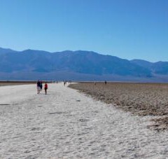 Death Valley - Badwater - Laufen auf Salz Death Valley
