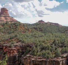 Panorama der Red Rocks Red Rocks