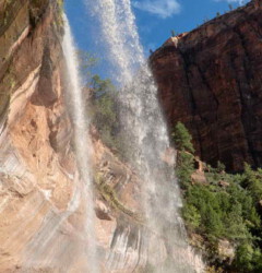 Zion NP - Waterfall Zion NP