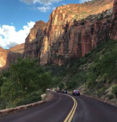 Der Eingang zum Zion NP Zion NP